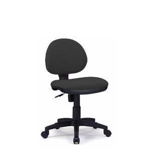 Office Seating Armless Front <b>Desk</b> Cashier Swivel <b>Chair</b> with Foam and Fabric/vinyl Upholstery 639BG - Product Image 3