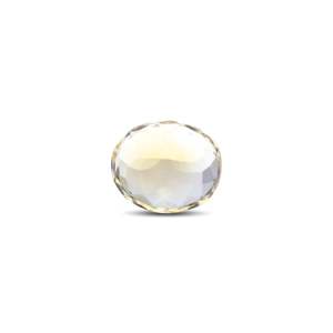 Natural Oval Citrine Gemstone 7.8 Carat IGI Certified Fine Yellow-Orange Stone for Jewelry Making - Product Image 2