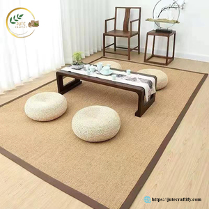 Multipurpose Eco Braided Jute Rug – Natural Fiber Floor <b>Carpet</b> for Living Room, Bedroom and Decorative Use - Product Image 2