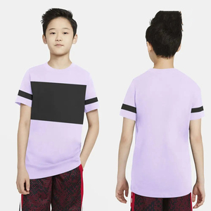 T-shirt de sport décontracté pour garçons, style streetwear tendance, séchage rapide, respirant, anti-boulochage, en toile écologique, prix raisonnable - Product Image 1