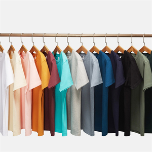 T-shirts unisexes en coton 100% coupe ample, poids lourd 300g, sans couture, pour hommes, style décontracté, t-shirt en coton épais - Product Image 2