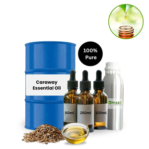น้ำมันหอมระเหยคาราเวย์บริสุทธิ์ 100% จากอียิปต์ ยี่ห้อ Aromaaz International ผลิตด้วยวิธีการกลั่นด้วยไอน้ำจากเมล็ด ได้รับการรับรองมาตรฐาน GMP ช่วยฟื้นฟูผิว - Product Image 1