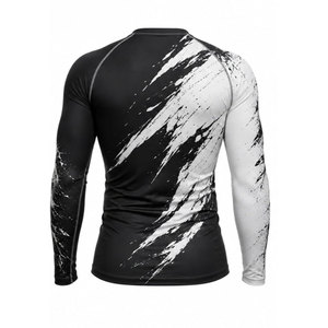 Fashionable Best Selling <b>Men</b> <b>Compression</b> <b>Shirts</b> Knitted Breathable Quick Dry Slim Fit Long Sleeve Gym Wear Rash Guard - Product Image 3