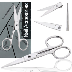 Ciseaux de Précision Classiques pour Manucure et Pédicure en Acier Inoxydable – Instrument de Beauté pour la Coupe des Cuticules – Faible MOQ - Product Image 5