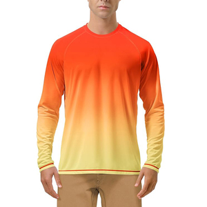 Camiseta de manga larga para hombre, cuello redondo, corte regular, color sólido, tejido de punto, estilo casual, sublimación. - Product Image 5
