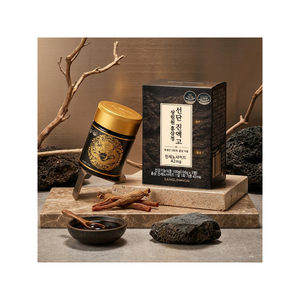 Pot unique de pâte d'extrait pur de ginseng rouge coréen Joseon, design Trône du Roi, pâte visqueuse aux herbes royales traditionnelles, beauté intérieure - Product Image 5