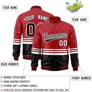 Chaquetas Varsity para Hombre, Chaqueta de Béisbol Universitaria para Chico con Mangas de Cuero Sintético, Personalizada al por Mayor - Product Image 5