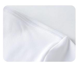 Camiseta Personalizada 100% Algodón, Cuello Redondo, Frente Liso para Logotipo Publicitario, Concepto Cultural, Talla Pequeña, Blanca, Algodón de Fibra Larga - Product Image 4