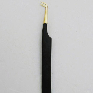 Pince à épiler pour cils en acier inoxydable de qualité supérieure, nouveau style, design antidérapant, précision, légère, pointe lisse - Product Image 3