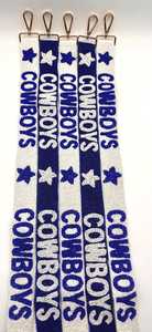 Cowboys Beaded Purse Strap Clear <b>Bag</b> Strap Adjustable Handmade Cowboys Beaded <b>Bag</b> Strap Fan Gift Idea <b>Camera</b> Strap - Product Image 3