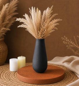 Jarrón de Flores de Color Negro, Decoración para el Hogar, Decoración de Mesa, Decoración para Comedor, Regalo de Inauguración de Casa, Artículo Disponible - Product Image 5