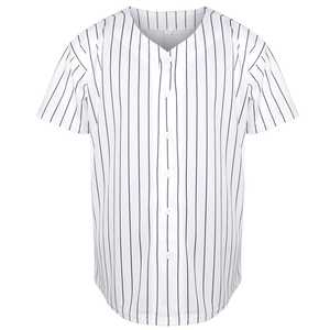 Camiseta de Béisbol a Rayas, Nuevo Diseño, Logotipo Personalizado, Camiseta de Béisbol 2026, Hecha a Medida, Camiseta de Béisbol Más Vendida de Pakistán - Product Image 1
