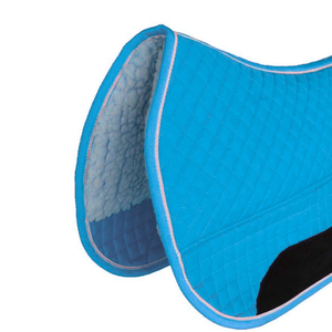 Tapis de selle pour cheval en coton écologique, best-seller, doublure en maille, rembourrage en polyester, tapis de selle confortable - Product Image 1