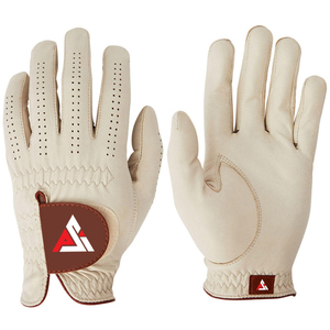 Guante de Golf de Cuero Genuino para Mano Izquierda con Cierre de Gancho y Bucle, Transpirable, Accesorio Deportivo Unisex, Guantes de Golf en Venta - Product Image 1