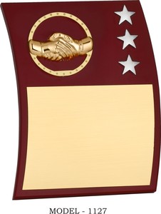 Durable Wooden <b>Plaque</b> with Smooth Finish for Professional Recognition and Excellence Awards star and corporate design <b>plaques</b>. - Product Image 6