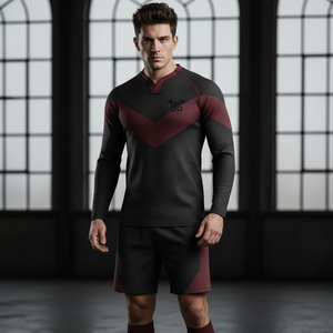 Maillot de rugby personnalisé pour équipe, uniforme professionnel sublimé, séchage rapide, respirant, antibactérien, vêtements de sport courts de haute qualité - Product Image 6