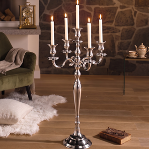 Elegant Shiny Gold Customized 3 Arm Candelabra Aluminum <b>Candle</b> Holder for Wedding Christmas Centerpieces Banquet Tables Parties - Product Image 6