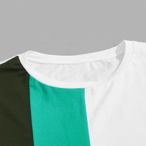 T-shirt d'été musclé à manches courtes et col rond avec logo personnalisé pour hommes T-shirt skinny à coupe ajustée OEM pour tout-petits en tricot à impression par sublimation - Product Image 6