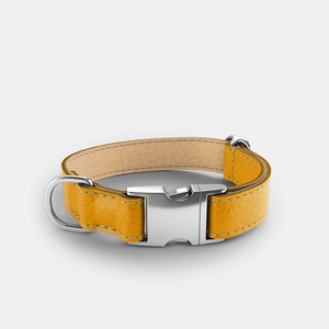Superior Selling Adjustable Buckle Design Made Pet Control <b>Dogs</b> Leather Collar Customized Brand Logo Print Leathers Collars - Product Image 2