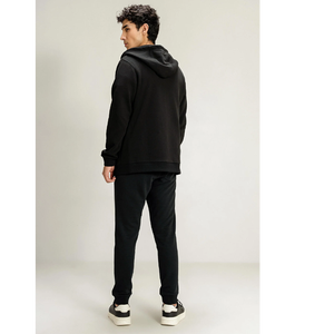 Cotton Made <b>Men</b> Casual Winter Breathable <b>Thermal</b> Quick Dry Plus Size Slim Fit Tracksuit Long Sleeve Zipper Puff Printing Logo - Product Image 1