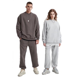 Sweat-shirt à capuche uni de haute qualité pour homme, sweat-shirt blanc à col rond en coton, sweat-shirt personnalisé à manches longues pour homme - Product Image 6