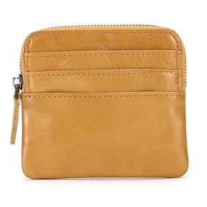 Small Vintage Style RFID Blocking <b>ID</b> Card <b>Holder</b> with Custom Logo Printed Cover Closure PVC Lining Short Wallet for Travel - Product Image 2