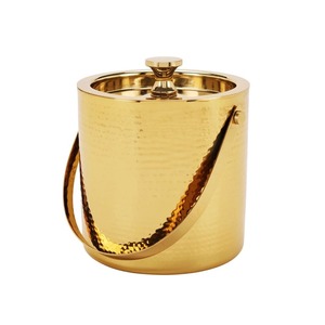 Contenedor de hielo metálico negro mate de la mejor calidad para enfriar bebidas, botellas de vino, latas, fiestas, bodas, restaurantes, en venta. - Product Image 3