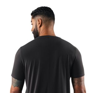 Camiseta Deportiva Gris Carbón para Hombre, Cuello Redondo, Algodón Premium, Ropa Deportiva Informal para Entrenamiento - Product Image 5