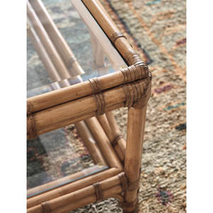 Mesa de centro con tapa de cristal Deering Bay - Product Image 3