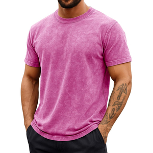 Designer Inspired Acid Wash T Shirt Screen Printed Oversized Heavy GSM Cotton Streetwear Apparel Supplier - Product Image 1