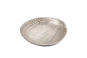 Plateau de service en aluminium, design unique argenté, élégant, luxueux, décoratif - Product Image 5