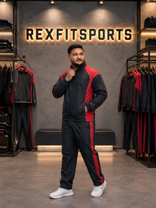 REXFIT SPORTS 2026 Ensemble court personnalisé en nylon pour homme, vêtements de sport légers, survêtement deux pièces, veste et short, streetwear - Product Image 4