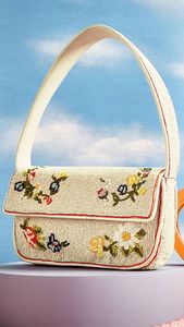 Bolso Elegante con Bordado de Cuentas – Bolso Bandolera Hecho a Mano con Cuentas de Semillas y Correa Ajustable - Product Image 4