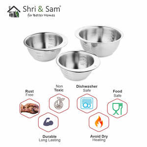 Stainless Steel <b>Measuring</b> Bowl Essential <b>Tool</b> for Accurate Measurements - Product Image 2