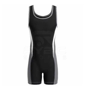 Maillots de lutte imprimés tendance en tissu respirant avec des designs modernes personnalisés en promotion - Product Image 2