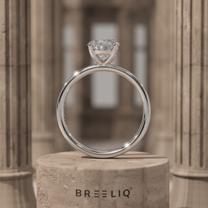 Bague de fiançailles en diamant taille ovale en or massif 14 carats, sertie de griffes, élégante bague solitaire avec diamant de 2 carats - Product Image 6