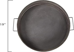 Elaborada con precisión, la atractiva bandeja galvanizada combina durabilidad y belleza en un refinado obra de arte decorativa. - Product Image 3