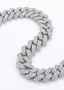 Pulsera Cubana de Plata de Ley 925 con Diamantes Cultivados en Laboratorio, Certificación IGI, 6MM 16MM 7-9 Pulgadas, Estilo Hip Hop, Regalo Unisex - Product Image 2