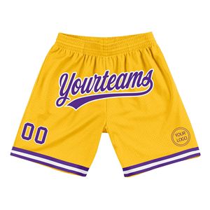 Pantalones Cortos de Baloncesto Unisex Transpirables con Bordado, Cintura Elástica, Material Spandex/Poliéster, Diseño Casual de Cintura Media - Product Image 4