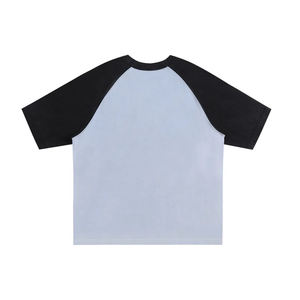 T-shirt ample et carré à manches raglan coupées, en coton double fil de haute qualité 300g, pour homme - Product Image 4