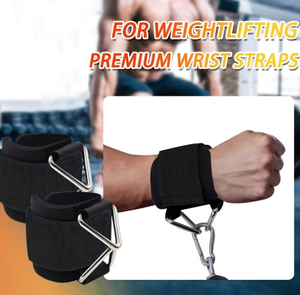 สายรัดข้อมือสำหรับเครื่องออกกำลังกายแบบสายเคเบิล 1 ชิ้น, แผ่นรองนีโอพรีนปรับได้, ขนาดเดียวใช้ได้กับทุกคน, สายรัดข้อมือสำหรับออกกำลังกายสำหรับผู้ชายและผู้หญิง - Product Image 3