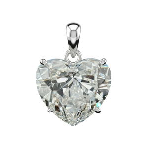 Diamant synthétique de laboratoire de qualité supérieure en forme de cœur 1CT 2CT 3CT 4CT HPHT CVD certifié, diamant blanc en vrac - Product Image 1