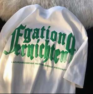 ROIM ENTERPRISES Streetwear T-shirt Homme 100% Coton Vintage Délavé à l'Acide, Coupe Oversize Épaules Tombantes, Impression 3D en Relief Personnalisée 300g - Product Image 6