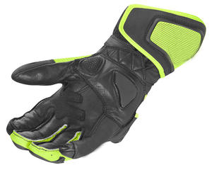 Guantes de Motocicleta de Piel Sintética con Logotipo Personalizado, Pantalla Táctil, Dedos Completos, Transpirables, de Secado Rápido para Deportes al Aire Libre, Negro y Amarillo - Product Image 5