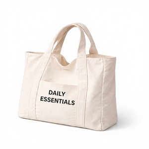 Urban <b>Canvas</b> Tote <b>Bag</b> with Pocket Custom Logo Reusable Shopping <b>Bag</b> <b>Large</b> Capacity Everyday Carry Tote <b>Bag</b> - Product Image 1
