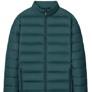 Casual <b>Men's</b> Winter Quilted Puffer <b>Jacket</b> Thick Cotton Padded <b>Warm</b> Coat Full Zip Outdoor Fashion <b>Jacket</b> - Product Image 1