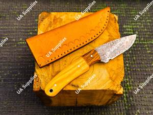 Couteau à Découper en Acier Damas de Haute Qualité, Tranchant comme un Rasoir, Couteau de Chasse, Vente en Gros Directe d'Usine, OEM ODM Personnalisable - Product Image 5