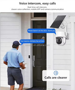 <span class=keywords><strong>Caméra</strong></span> de sécurité solaire PTZ <span class=keywords><strong>compatible</strong></span> <span class=keywords><strong>Alexa</strong></span>, <span class=keywords><strong>caméra</strong></span> WiFi extérieure alimentée par batterie 4MP - Product Image 5