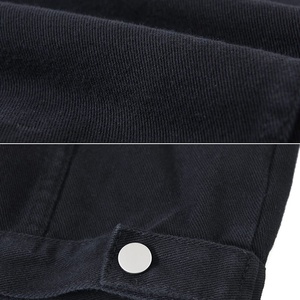 Chaleco de mezclilla de algodón transpirable cómodo informal para mujer con decoración de botones Top corto sin mangas de nuevo estilo - Product Image 5