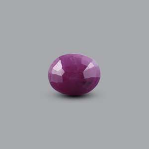 6.3 Carat Oval Cut African Ruby Loose Gemstone 8x10mm for Fine Jewelry - Product Image 2